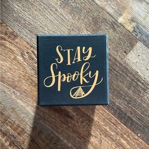 NWT Halloween Square Decor
